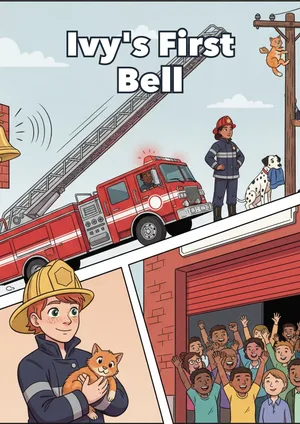 Book cover: Ivy's First Bell — a Level 5 Station 9 storybook