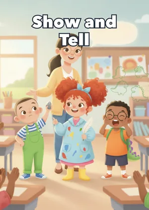 Book cover: Show and Tell — a Level 2 Miss Lin's Class storybook