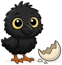 Level 4 crow badge