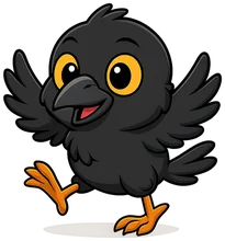 Level 5 crow badge