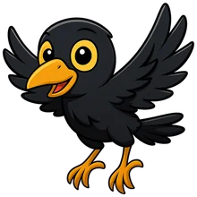 Level 6 crow badge