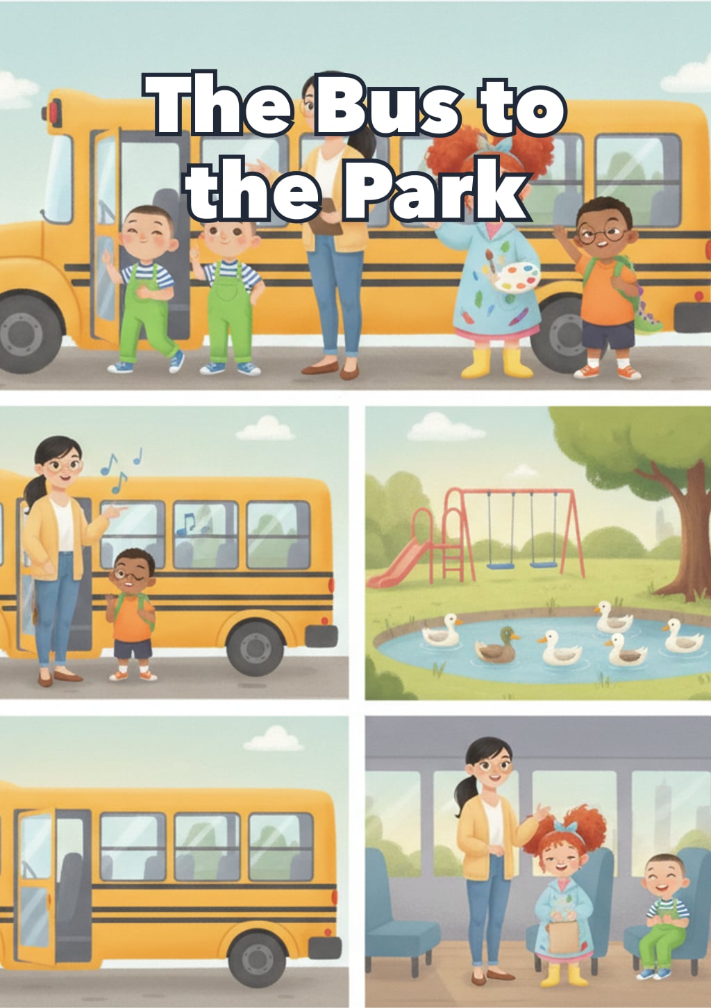The Bus to the Park — Level 2 storybook cover