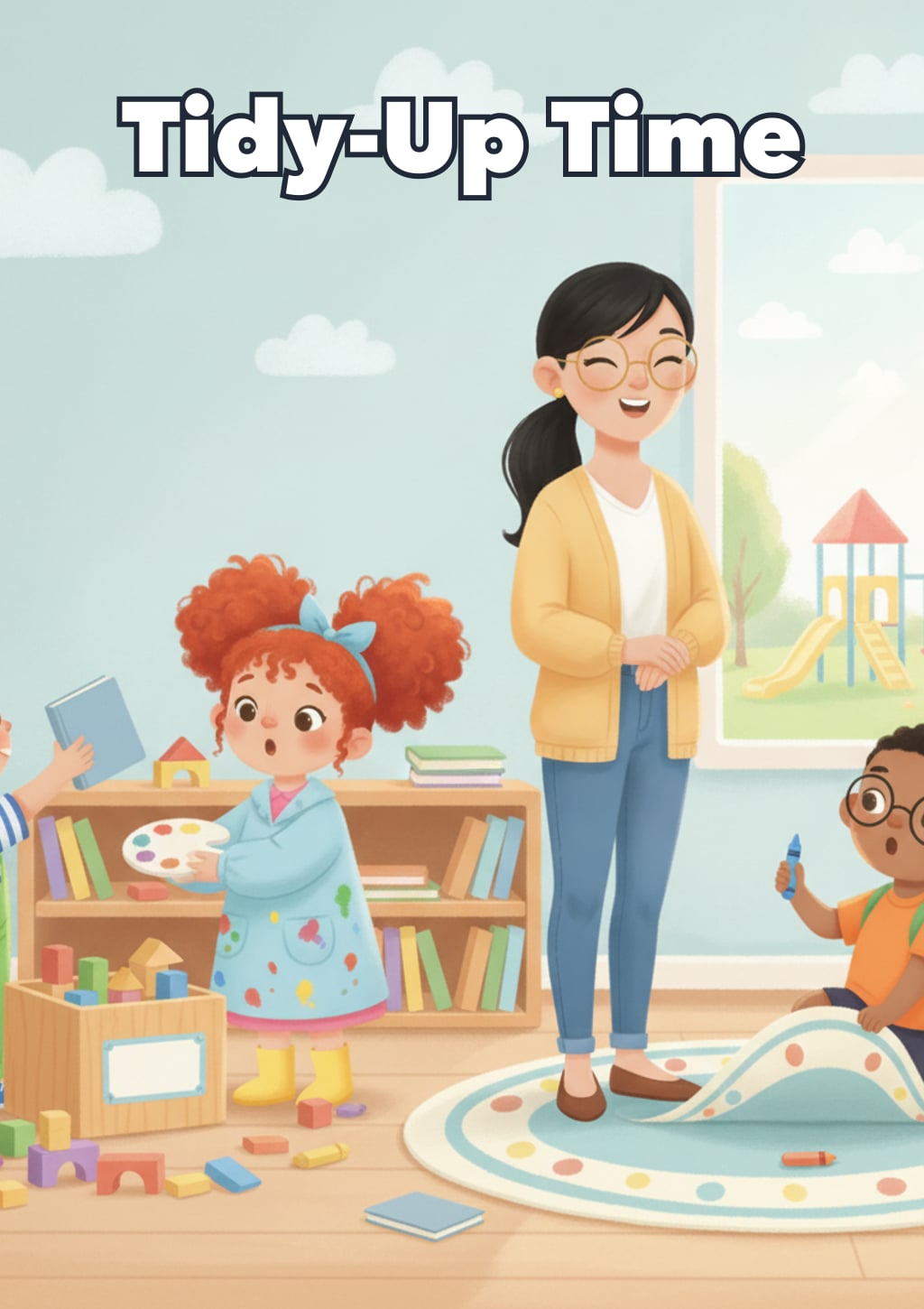 Tidy-Up Time — Level 2 storybook cover