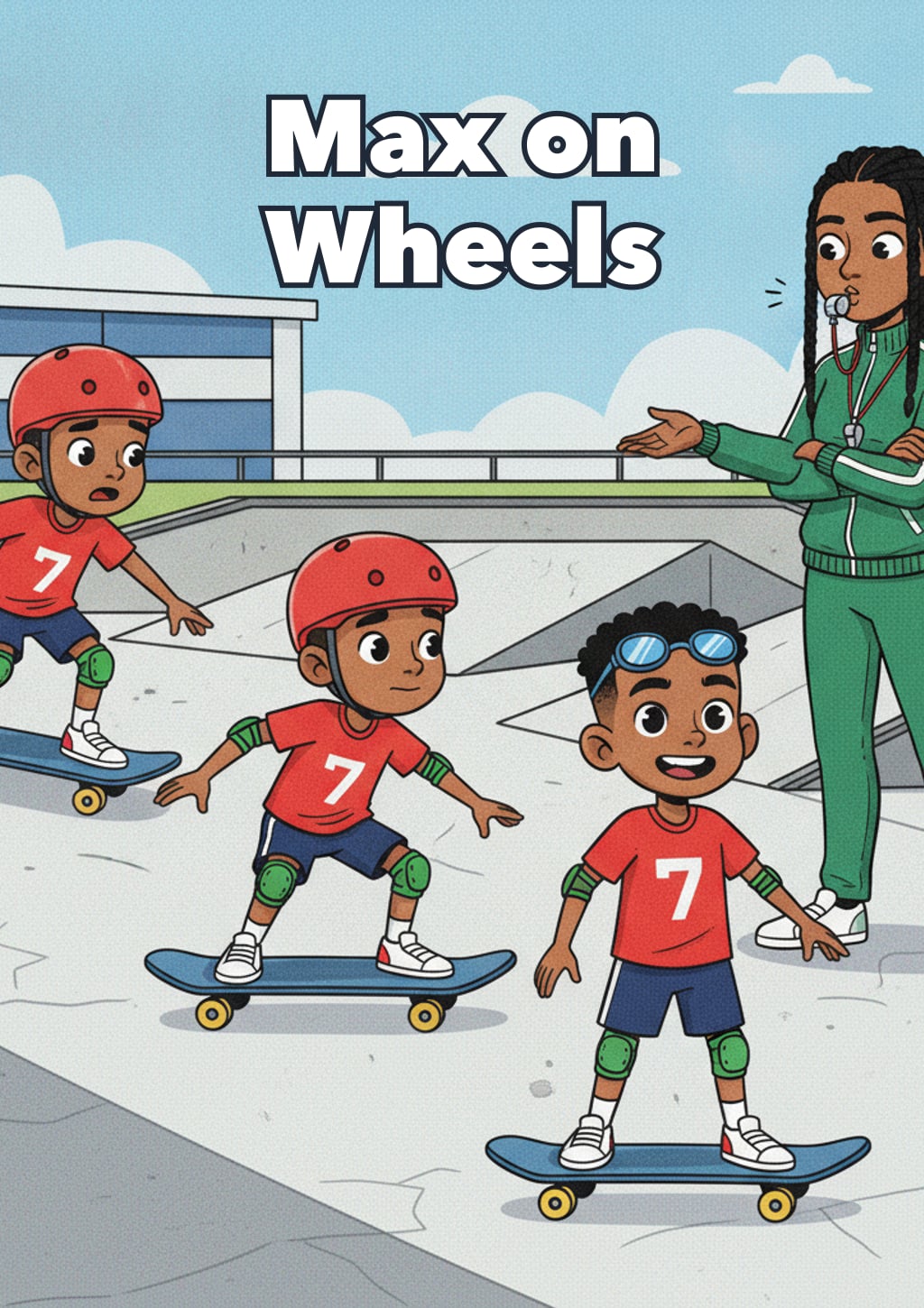 Max on Wheels — Level 6 storybook cover