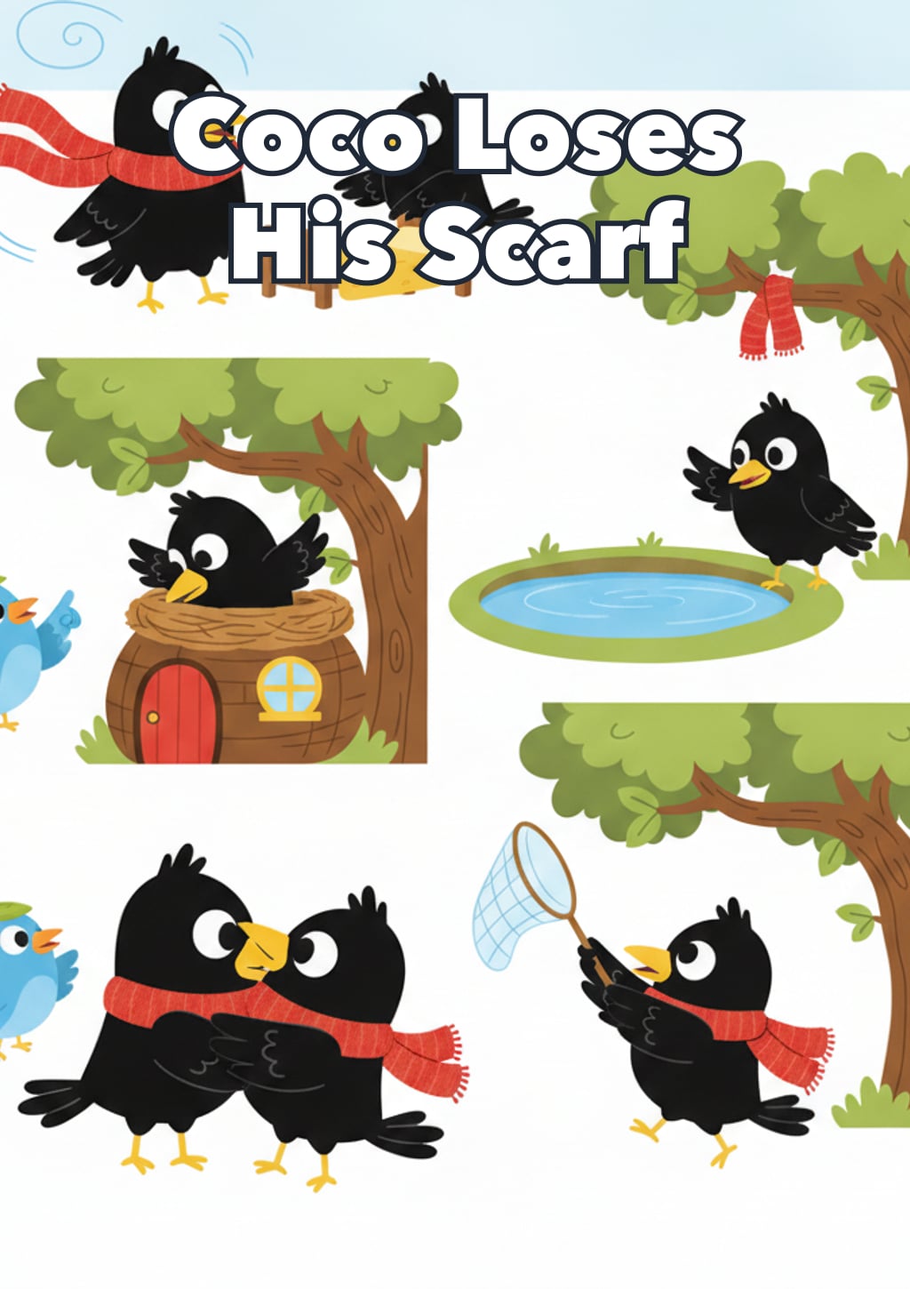Coco Loses His Scarf — Level 2 storybook cover