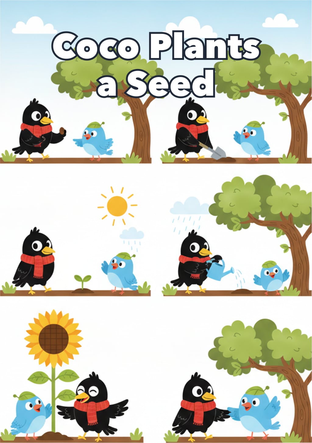 Coco Plants a Seed — Level 2 storybook cover
