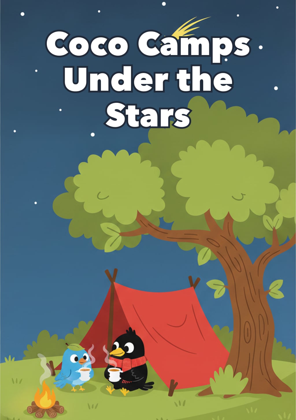 Coco Camps Under the Stars — Level 2 storybook cover