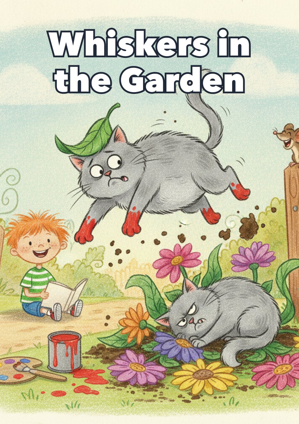 Whiskers in the Garden — Level 3 storybook cover