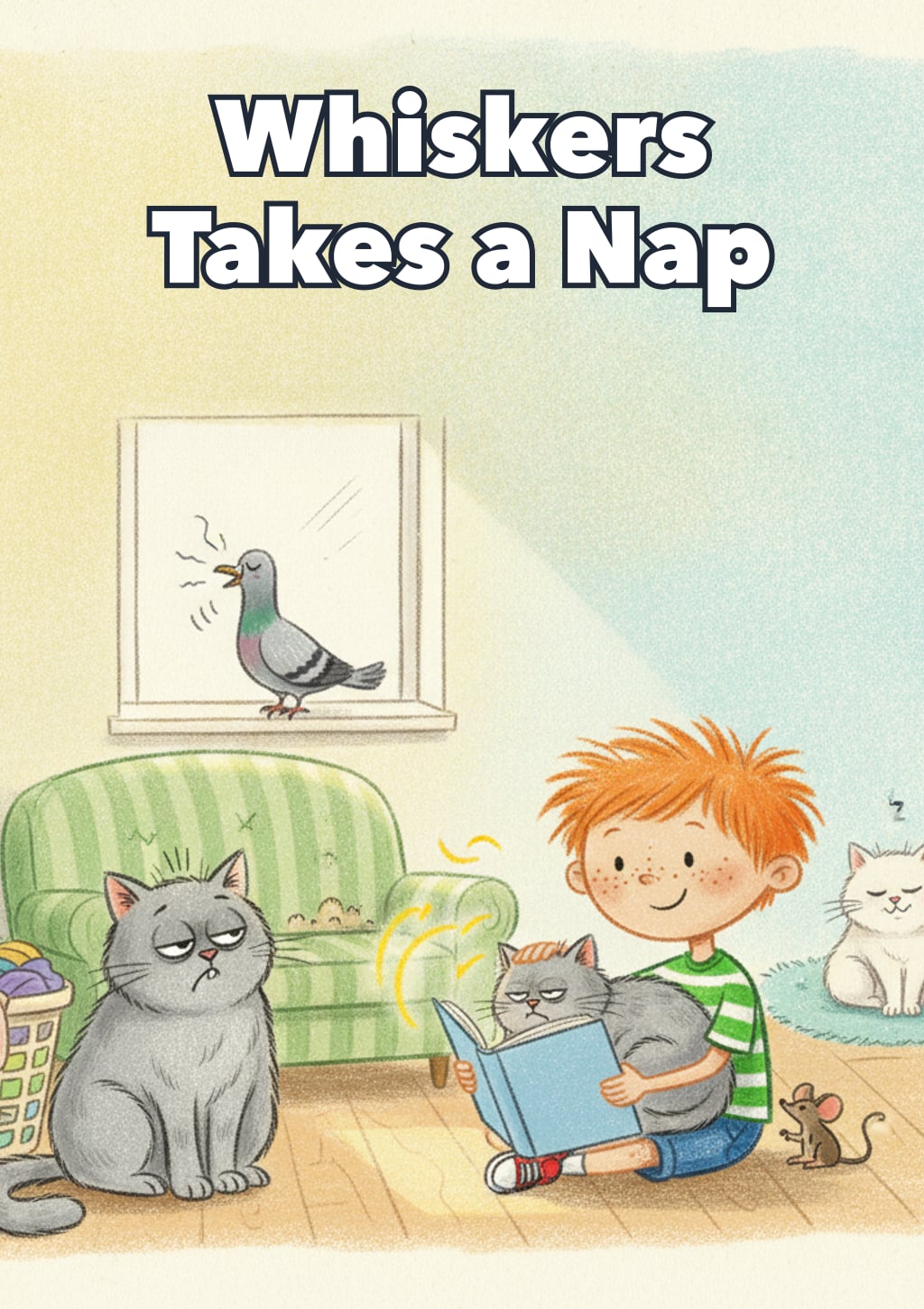 Whiskers Takes a Nap — Level 3 storybook cover