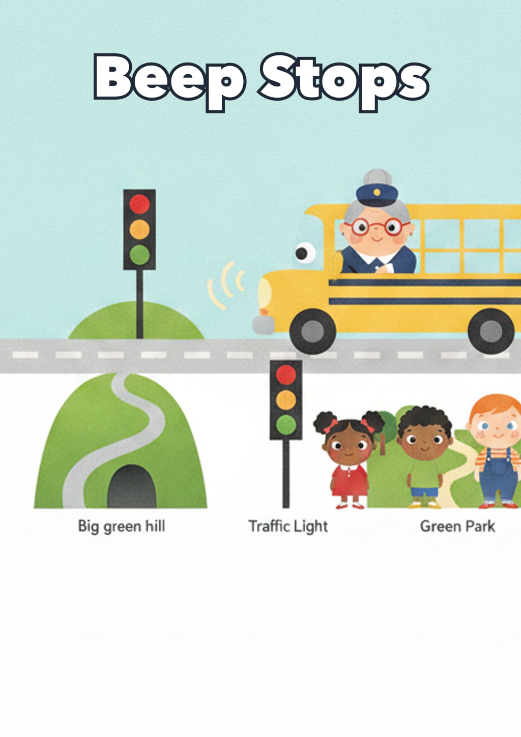 Beep Stops — Level 1 storybook cover