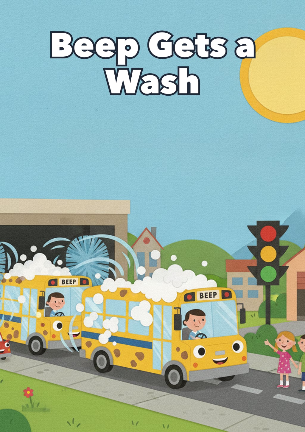 Beep Gets a Wash — Level 1 storybook cover