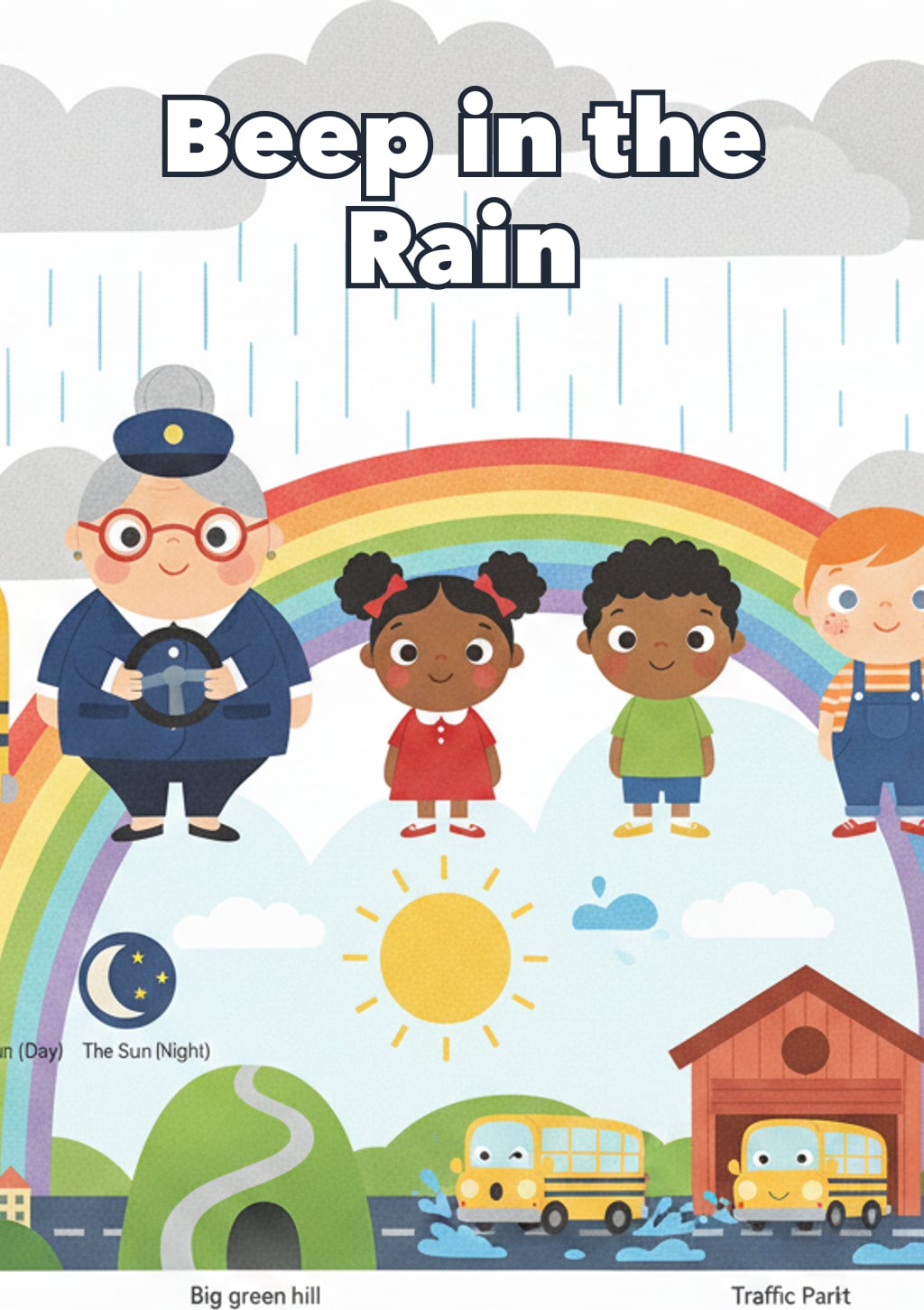 Beep in the Rain — Level 1 storybook cover