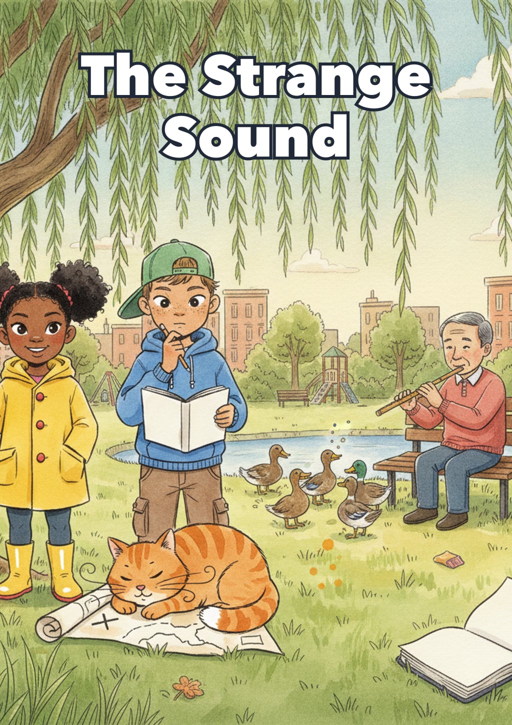 The Strange Sound — Level 7 storybook cover