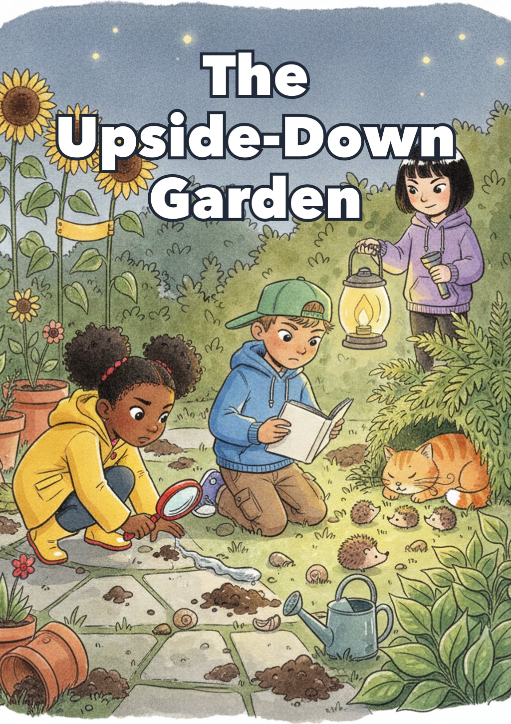 The Upside-Down Garden — Level 7 storybook cover
