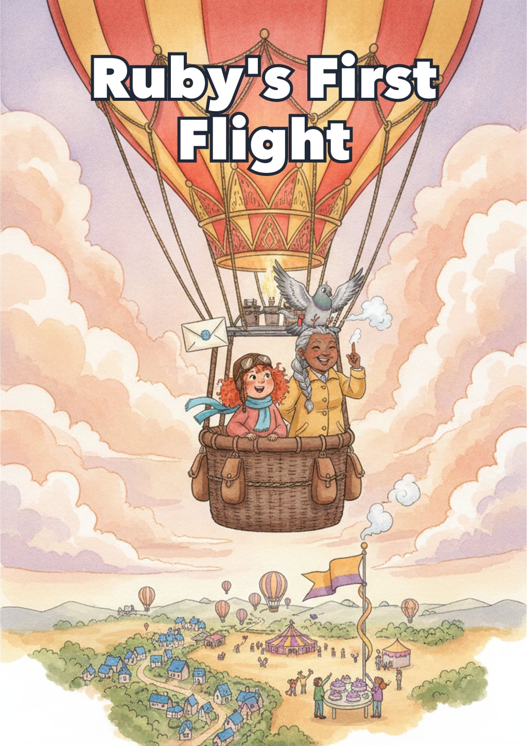 Ruby's First Flight — Level 10 storybook cover