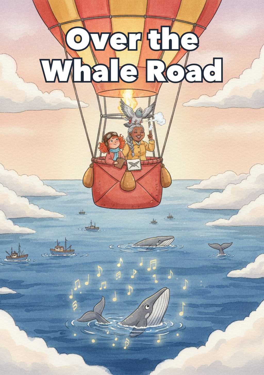 Over the Whale Road — Level 10 storybook cover
