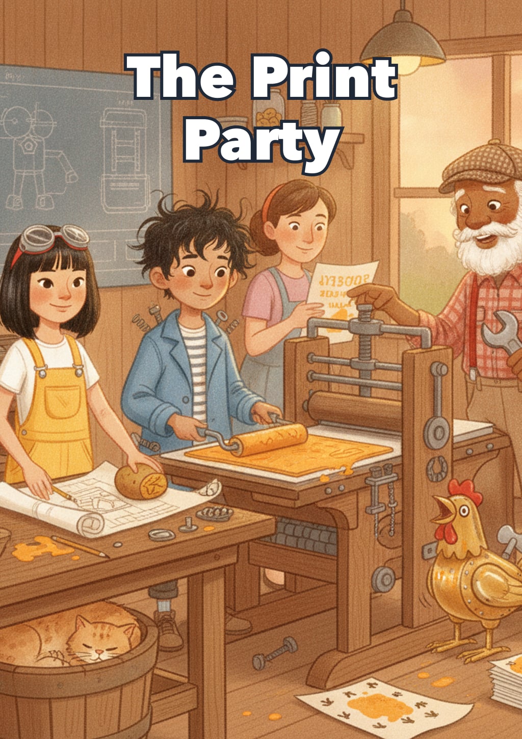 The Print Party — Level 11 storybook cover
