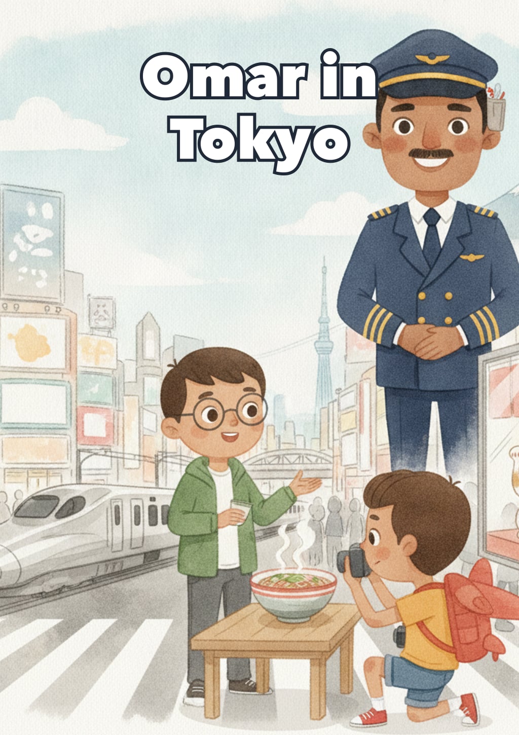 Omar in Tokyo — Level 8 storybook cover