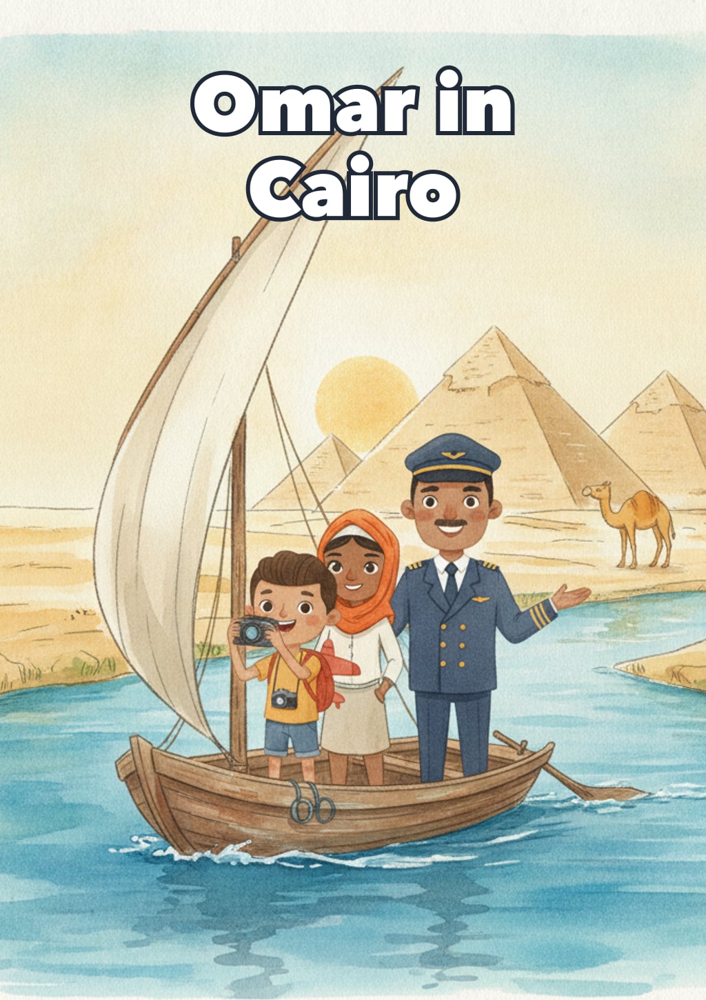 Omar in Cairo — Level 8 storybook cover
