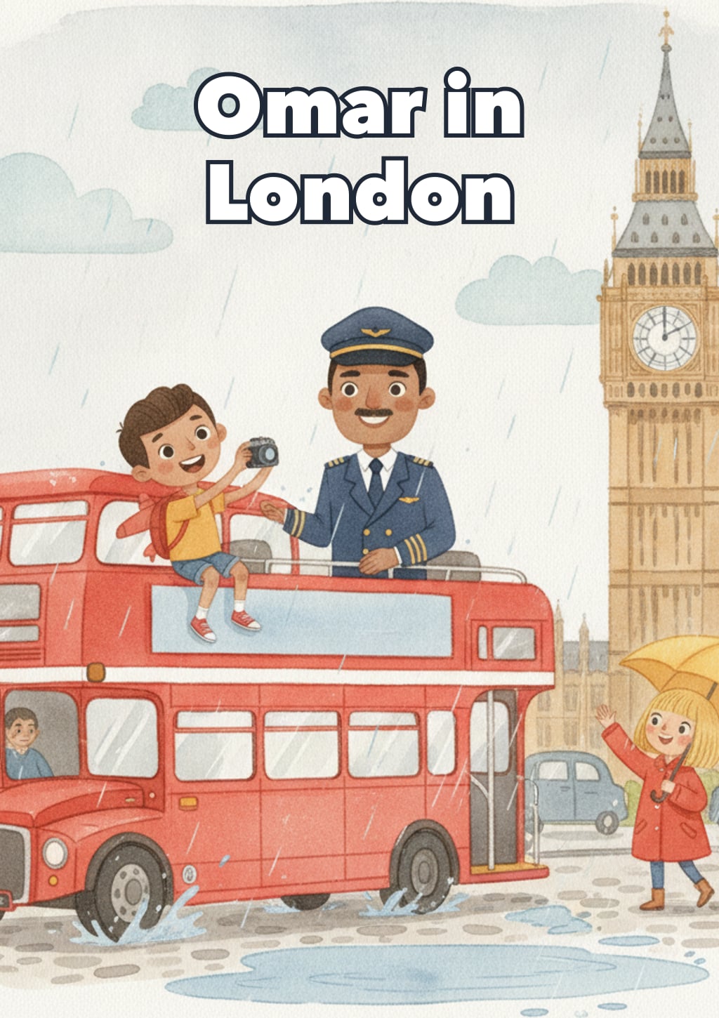 Omar in London — Level 8 storybook cover