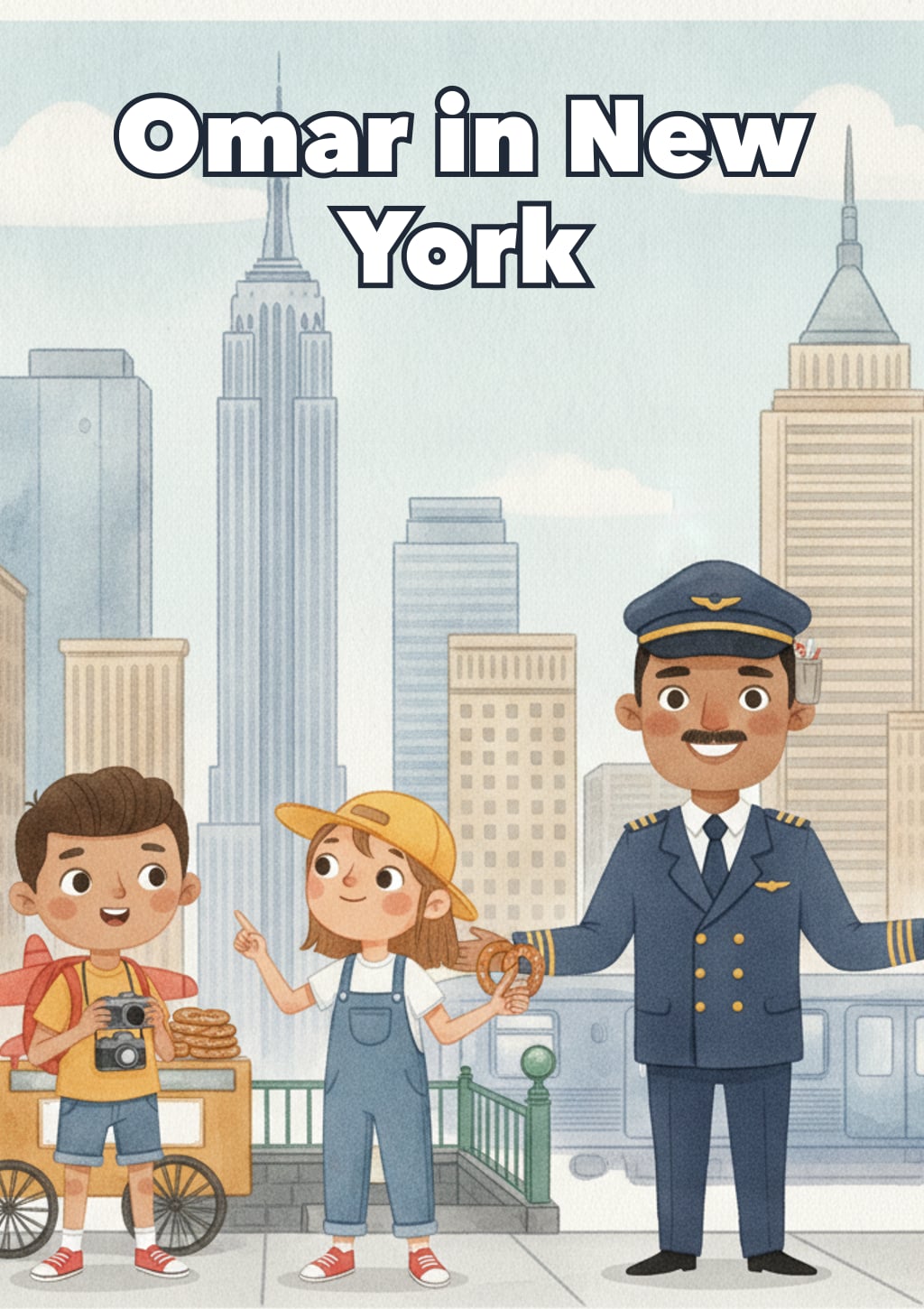 Omar in New York — Level 8 storybook cover