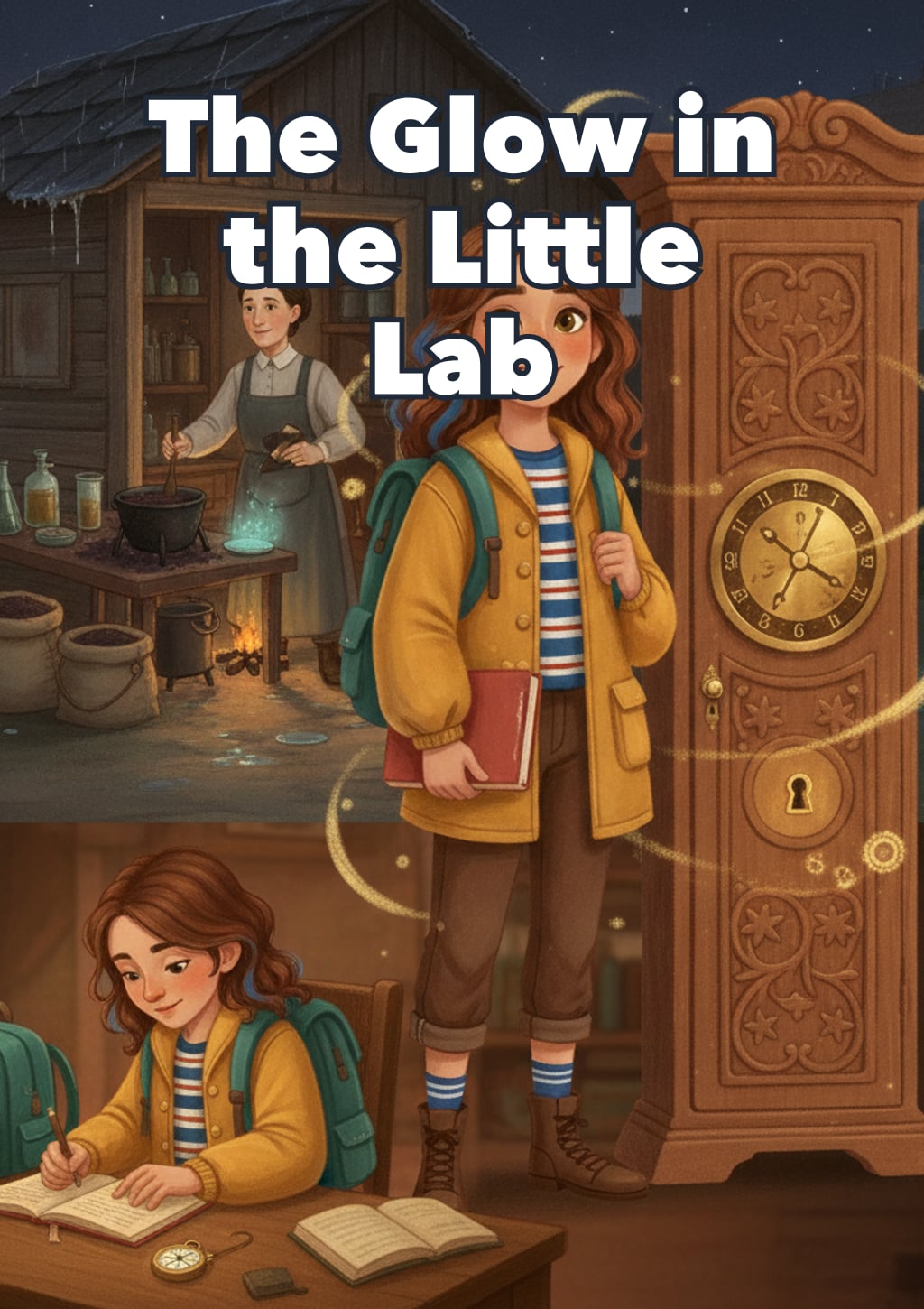 The Glow in the Little Lab — Level 12 storybook cover