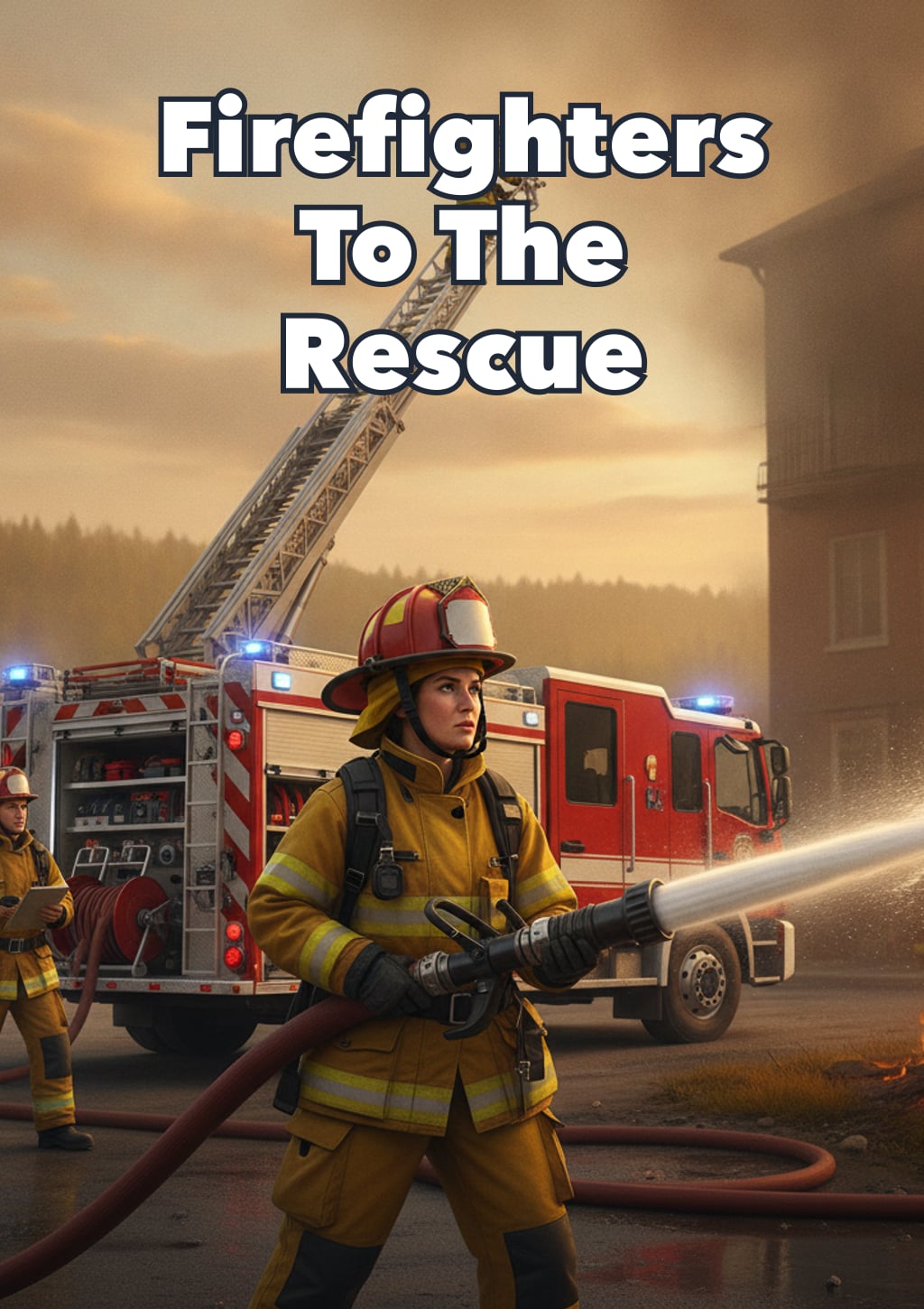 Firefighters To The Rescue — Level 4 storybook cover