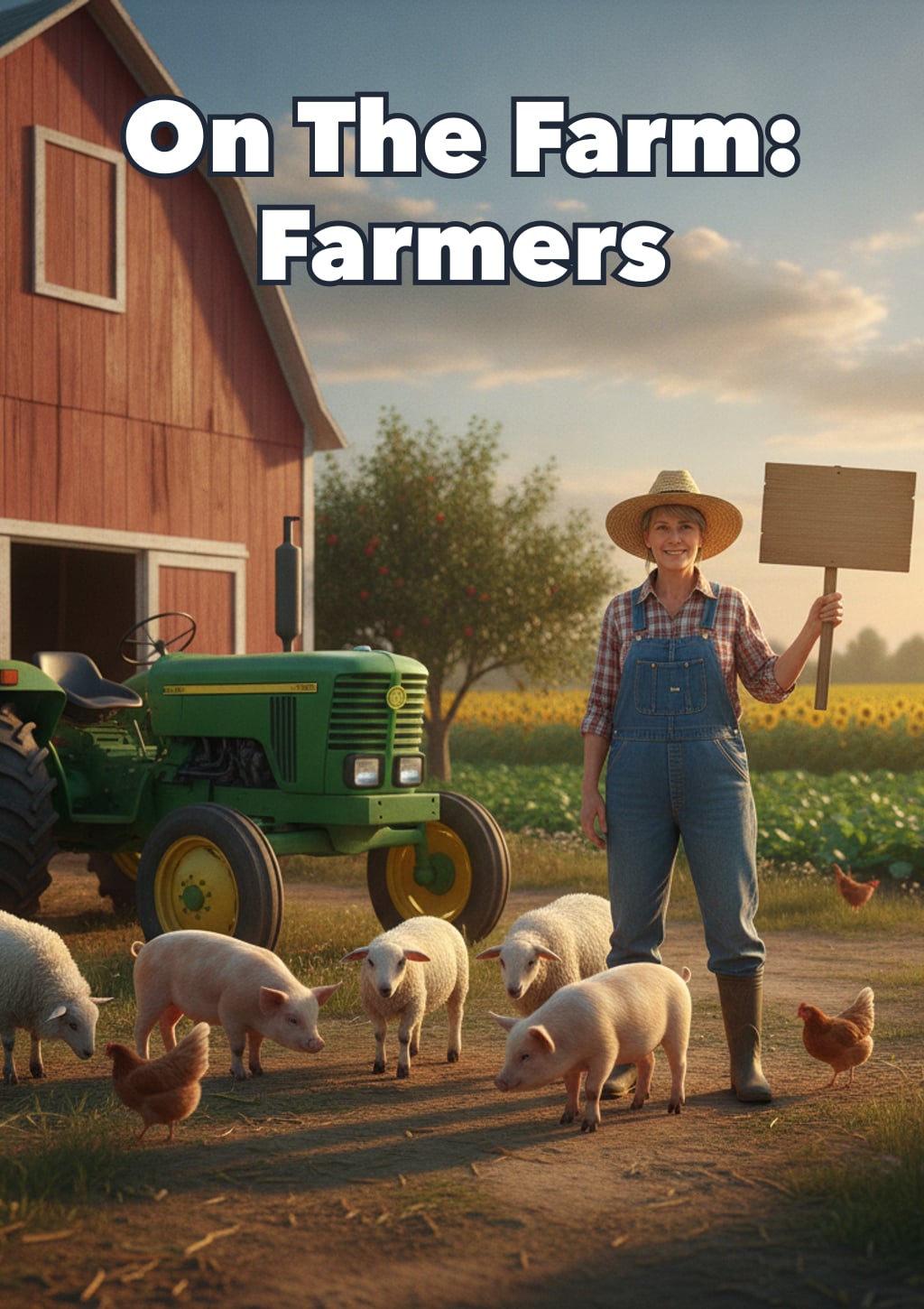 On The Farm: Farmers — Level 4 storybook cover