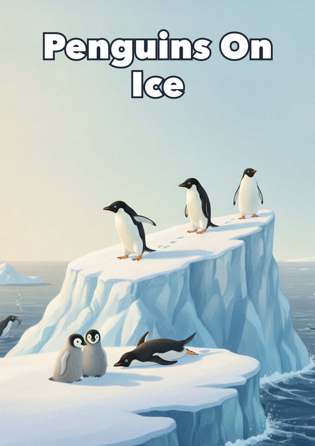 Penguins On Ice — Level 4 storybook cover