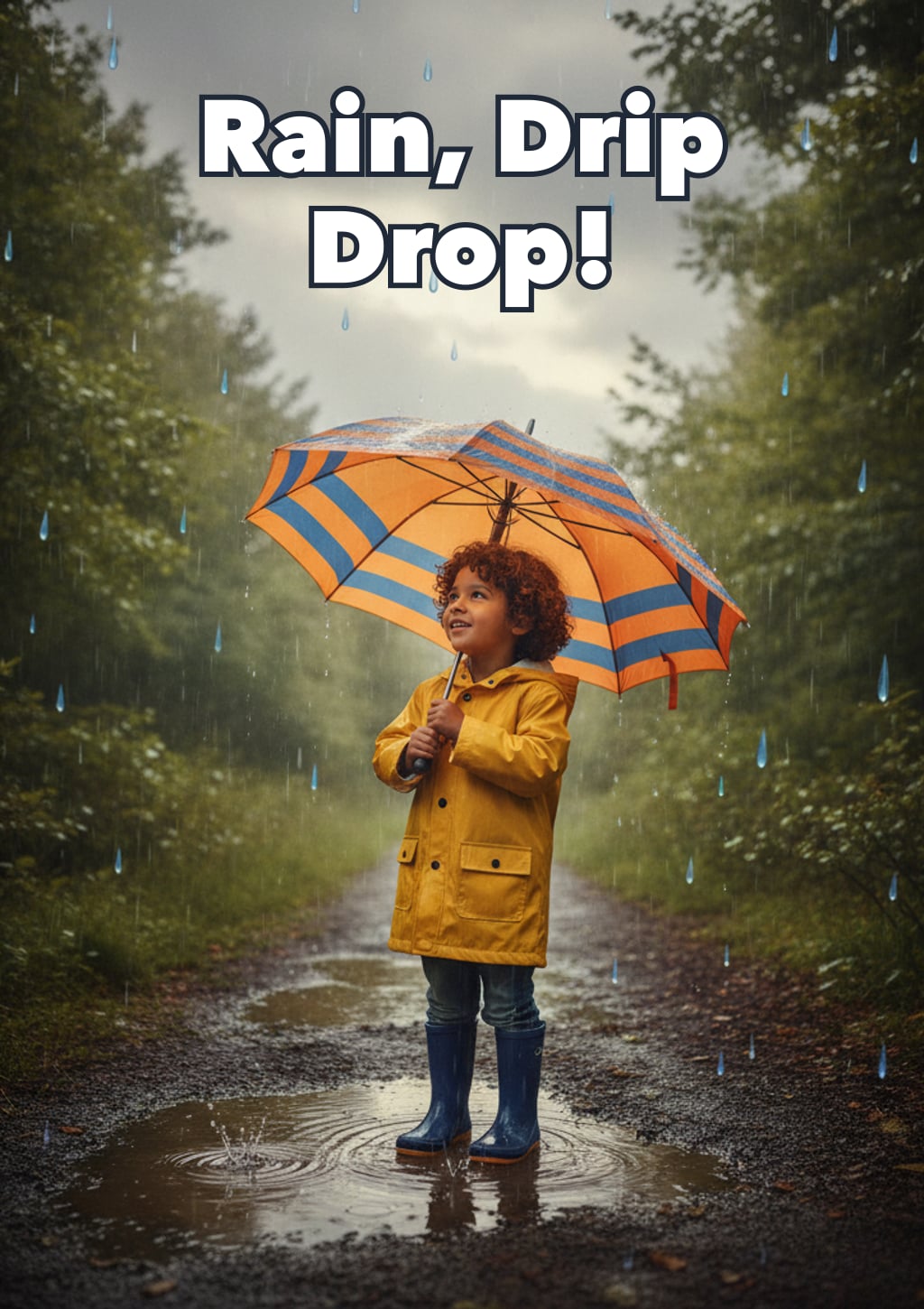 Rain, Drip Drop! — Level 1 storybook cover