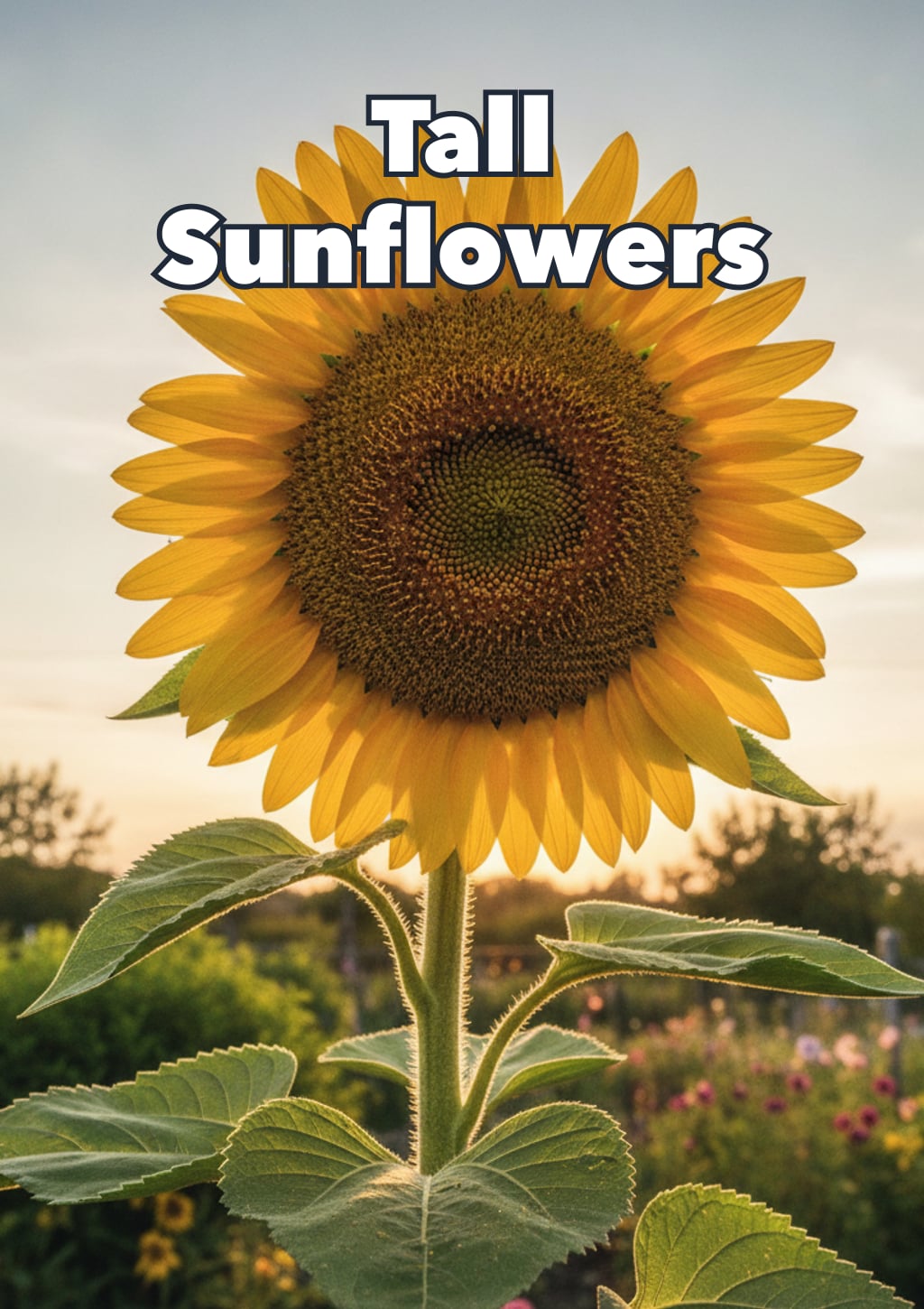 Tall Sunflowers — Level 1 storybook cover