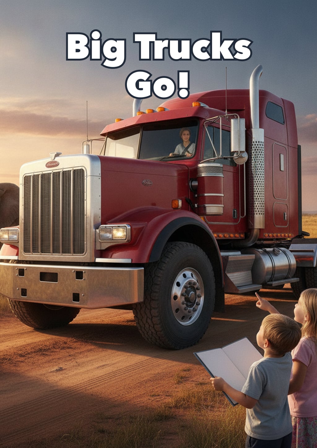 Big Trucks Go! — Level 1 storybook cover