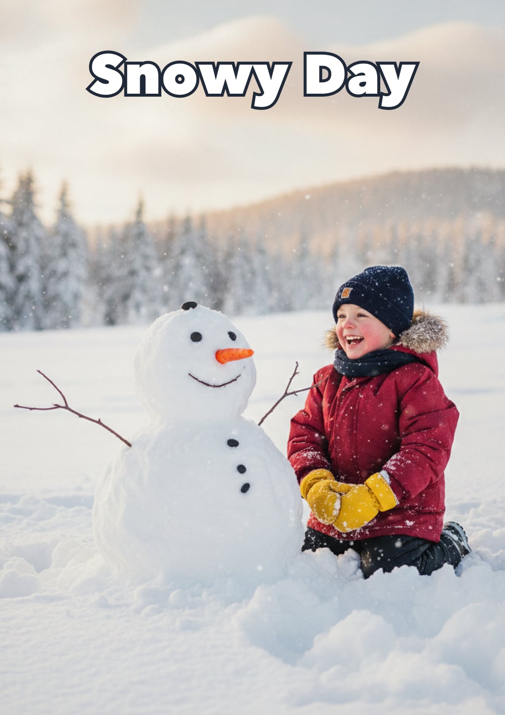 Snowy Day — Level 1 storybook cover